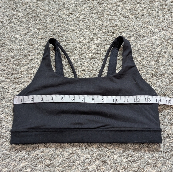 Athleta Black Strappy Athletic Exercise Workout Sports Bra S - Picture 9 of 9
